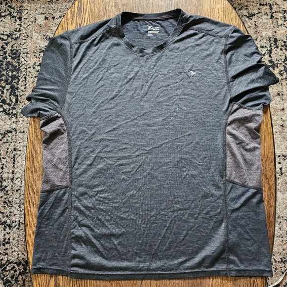 OLD NAVY ACTIVE Dark Grey Heather Short Sleeve T-Shirt Size Men's XXL - Picture 5 of 10